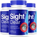 LIVORKA SIght Clear 20 / 20 Vision Supplemen Dukungan untuk Mata - 3 Bulan Supply - Paket Dari 3
