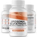Liposomal Glutathione (Setria ® 700 mg) - Glutathione - Glutathione Suplemen - Formasi Aktif Glutathione Murni Glutathione - Non GMO Antioksidant, Detox, Kardiovaskular, Kesucian Immune (60)