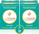 UnCrave Gum - Infused with 100% Pure Saffron Extract - Control Crauture - Impreve Mood - Vision Health - Crisp Mint (56 Pieces)