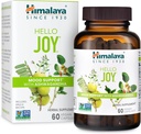 Himalaya Hello Joy Herbal Suplemen, dengan Ashwagandha, Amla, Babopa, Kudus Basil / Tulsi, Outlook Positif, Pendukung Motivation, Stress Relief, Cortisol Balanced, Non-GMO, Vegan, 60 Capsules