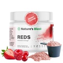 Reds - Metabolisme dan Powder Superfood Energi dengan 23 Buah Merah, 4 Adaptogens, Progories & Enzymes - Vegan Antioksidant Blend, 1 Botol