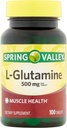 Spring Valley - L- Glutamine 500 mg, 100 tablet