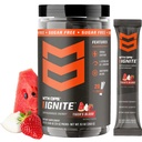 MTN OPS Ignaite Trail Packs Energy Chowder, Gluten Free Nootropic Supplemen Minum Mix, L Arginine, L Citrulline, Caffeine & Nootropic Sugar Free Drink Mix, 20 Darah Macan