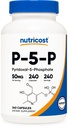 Nutricost P5P Vitamin B6 Suplement 50mg, 240 Capsules (Pyridoxal- 5- Fosfat) - Vegetarian Friendly, Non-GMO, Gluten Free