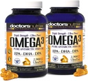 (Pack of 2) Wild Omega 3 Fish Oil DPA Suplemen 2.900 Miligram, EPA- DPA- DHA, SoftGels