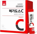 Korea MEGADOSE Vitamin C powder 3000mg Powder 124; Powder Tipe 124; 100s 14; Content Tinggi Vitamin 3g * 100 Sticks (Total 300g)