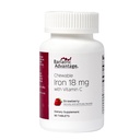 Baritric Advices Iron 18 mg with Vitamin C Chewable - Strawberry - 90 Tablet