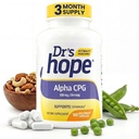 Alpha GPC 500mg, Alpha GPC Supplement - Support Memory and Cognitive Fungsi - 180 Veggie Capsules, Made in The USA