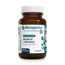 Metagenik E-400 Selenium Tambahan - Vitamin E & Selenium Antioksidant Formula dengan Kalsium & Phosforus - Mendukung Imune, Skin, Eye & Cellular Kesehatan * - Bebas, Vegetarian - 60 Tablet