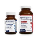 Metagenics Estigenik Wellness Duo: D3 5.000 + K - Dukungan Imune, Bone and Heart Health - 60 Softgels & Sangat Absorbable Magnesium Glycinate untuk Muscles dan Sistem Gugup Dukungan - 120 Tablet