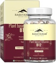 Tanaman Berdasarkan suplemen Vitamin B12 untuk Pria & Wanita; 124; Formulasi Organik untuk Vegetarian & Vegan untuk Mendukung Sistem Gugup & Fungsi Otak, Caplet