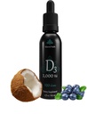 Balance Health D3 2,000 IU, 2 Fl Oz, 120 Doses, Blueberry Flavor, Liquid Vitamin D Drops w MCT Oil for Faster Absorpsi, Non GMO Vegetarian Safe