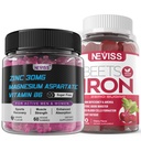 Iron Gummies with Zinc and Magnesium Suplemen