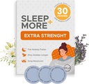 Sleep Patch Ekstra Kekuatan untuk Dewasa - 5 mg Melatonin Patch dengan GABA, Magnesium & Valerian Root - Perangkat Tidur untuk Insomnia, Relasi & Kurangi Fatigue - Sleep Aid Rilis - 30 Patch