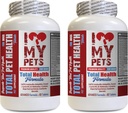 Saya SUKA MY PETS LLC Dog Imunity - Dog Total PET Health - Premium Formula - Best Complex - Dog Vitamin a - 2 Botol (120 Treats)