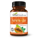Papiya Extract Digetical Enzymes - 10X Kekuatan 60 / 600mg Veg Capsules- Darah Platelet, Bone Marrow & Spleen Dukungan, Imune Gut & Super Digetical Health - Dibuat di USA oleh Kebaikan Herbal