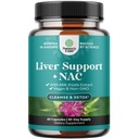 Dukungan untuk NAC Suplemen dengan Milk Thistle untuk Detox Cleanse & Repair - N Acetyl Cysteine Suplemen Liver Cleanse dengan Turmeric, Choline, Dandelion & L-Glutathione - 60 Count