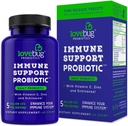 kutu cinta PROBIOTICS Imuniune Dukung Probiotik Harian & Perempuan, 40 Milyar CFU & 6 Strains, termasuk Vitamin C, Zinc & Echinacea, 30 Capsules, Vegan & Non-GMO