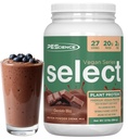 Pescience Pilih Bubuk Protein Vegan, Tanaman Based Protein Powder, Amazing Taste, Smooth Texture, Pea dan Brown Rice Blend, Dairy Free, Laktosa Free, Gluten Free - Chocolate Malcolm, 27 Servings