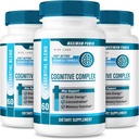 Rize lab - Kognitive Complex Capsules - Daily Focus & Daily Focus Formula Mula dengan Blend Balanced for Allence, Memory Support, and Daily Wellness 124; Easy- To Take Pil Dewasa (180 Capsules)