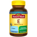 Nature Made Vitamin E 450 mg (1000 IU) dl- Alpha Softgels, 60 Count for Antioksidant Dukungan (Packaging May Vary)