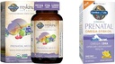 Garden of Life Women 's Prenatal Multivitamin dengan Vitamin D3, B6, B12, C & Iron & Prenatal DHA Omega 3 Oil - Minami Natural Prenatal, 60 Softgels