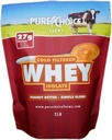 Pure Choice Peanut Butter Whey Isolate Protein Powder, 28g Protein & Low Fat, Best Cold Filtered & Undenatured Whey, No Fillers or Artificial Sweeteners (Peanut Better, 2 lb)