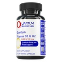 Lab Nutrition Quantum Vitamin D3 dan K2 Tambahan - Dukungan Kesehatan Bone & Heart untuk Perempuan & Men, 5000 IU, Vegan Vitamin, Memungkinkan Keluhan Kalsium, Gluten-Free - 30 Tanaman Berbasis Kapsul