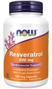 Suplemen SEKARANG, Reveratrol Alam 200 mg dengan Red Wine Extract, 120 Veg Capsules