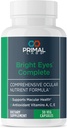 Primal Health Bright Eyes Complete - Ocular & Macular Health - Clear Vision - Lutein & Dalxanthin Formula - Healthy Eyeighing - Relieves Eye Strain from Blue Light - Dietary Supplemen - 30 Kapsul