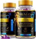 Rize Labs (2 Paket) Truman Gummies, Truman for Men, Truman Performance Suplement Reticles, Truman Gummy, TrumanMan Supplemen Tru-Natural, Gomita (120 Gummies)