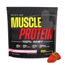 COLOSSAL LABS Muscle Protein Whoin Powder [5 lbs / Pack of 1] - Cold Filtered, 25g Pure Protein, 6.6g BCAAs (Packaging May Vary) (5LB, Strawberry)