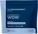 Hidup Enhancement Wow Powder Minuman dengan B12, Niacin, Caffeine, Taurine, Phenylalanine, Vitamin C, & More Multivitamin - Anti Aging Powder dengan Lower-Calorie Brain Boost - 60 Servings