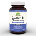 Plant Calcium & Magnesium Suplemen dengan Boron, Vitamin D3 & K2 MK-7 - Optimal Calcium-Magnesium Ratio untuk Kekuatan Tulang dan Kesehatan, Vegan, Non- GMO, Allergen- Free, 120 Capsules