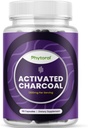 Pure Activated Charcoal Pills Detox & Cleanse - Purifying Coconut Capsules with 1200 mg Per Serving for Bloating Relief - Active Detoxification Suplement for Body & Gut Health - 90 Count