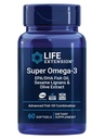 Extension Super Omega-3 EPA / DHA Fish Oil, Sesame Lignans & Olive Extract - Heart Health, Inflammation Health Dukungan Kesehatan Cholesterol, Gluten- Free, Non-GMO, 60 Softgels