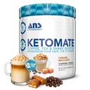 ANS Performance Ketomate Coffee Creamer with MCT Oil Powder, Delicious, Sugar Free Creamer for Coffee, Tea & Shakes, Perfect Keto Energy Powder, 20 Servis, 15oz, Caramel Macchiato