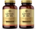 Solgar Lutein 20 mg, 60 Softgeels (Kemasan 2) - Mendukung Kesehatan Mata - Membantu Filter Out Blue Light - mengandung FloraGLO Lutein - Non-GMO, Gluten Free, Dairy Free - 120 Total pelayan