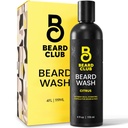 Klub Beard Citrus Beard & Face Wash - All-in One Cleanser, Softens & Nestishes Facsal Hair, Hydrates & Cleans Skin, Paraben & Sulfate- Free
