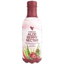 Selamanya Hidup - Aloe Berry Nectar, 90.7% Aloe Murni Vera Gel dengan Cranberry dan Apel, Tidak Ditambahkan Pengawet, 1L (Paket 1)