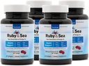 Tambahan Minyak Laut - Semua Calanus Natural Oil, Astaxanthin, Omega- 3 dan Acids Gendut - Jantung dan Kesehatan Otak Suplemen - 4 Pack