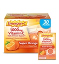 Emergen- C 100mg Vitamin C Powder untuk Daily Imune Dukungan Caffeine Free Vitamin C Suplemen dengan Zinc dan Manganese, B Vitamin dan Electrolites, Super Orange Flavor - 30 Count