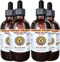 White Willow Extract, Organic White Willow (Salix Alba) Dry Tarture, Herbal Suplemen, Hawaii Pharm, Dibuat di AS, 4x4 f.oz
