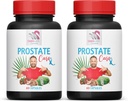 Saw Palmetto Supplement - Prostate Dups - Natural Ingreations, Saw Palmetto, Stinging Nettle Leaf, Maitake Mushroom, Reishi, Shiitake, Prostate Support Suplemen untuk Pria, 2 Botol 120 Caps