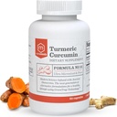 Nano Meda ® Turmeric Curcumin dengan Boswellia Aggellia 124; 100% Bioavailable, Patented Micronized Turmeric, Enhanced Absorpsi 12.4; Joint Support Supplemen, 60 Count