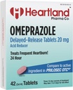Omeprazole 20mg 124; Heartburn Relief Medicine 124; Delayed Release Acid Reducer Tablet Negaracid 124; Antax Table for Acid Reflux 124; 42 Count 124; 5- Pack