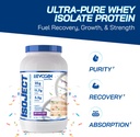 Evogen Isoject - Whey Protein Isolate 124; Ultra- Pure Whey Protein powder with Ignitor Enzymes, BCAAs, and EAA 124; Enhanced Absorpsi & Recovery 124; Kue Ulang Tahun 124; 25