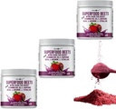 Superfood Beets Powder, 10.59oz (Paket 12) - Beetroot Powder Beet Root Blend with Green Tea & Berry Flavor, Non- GMO, Plant - Based Drink Drink Mix