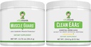 VitaMonk Muscle Guard & Clean EAA Bundle, HMB, EAM, Vitamin D, Magnesium, 9 Estical Amino Acids for Muscle Growth, Recovery & Performance, Lemonade Flavor, No Artificial Sweeteners
