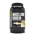 NutraBio Casein Protein Powder, Mivault Casien Powder, 25g Slow Digesting Protein, Membantu Keep You Full, Overnight Muscle Recovery & Growth, BCAA & EAA, Gluten Free, Soy Free, 2lb Vanilla